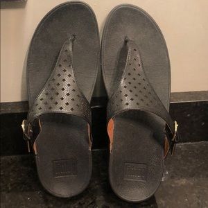 Size 10 Black Fit flop sandal